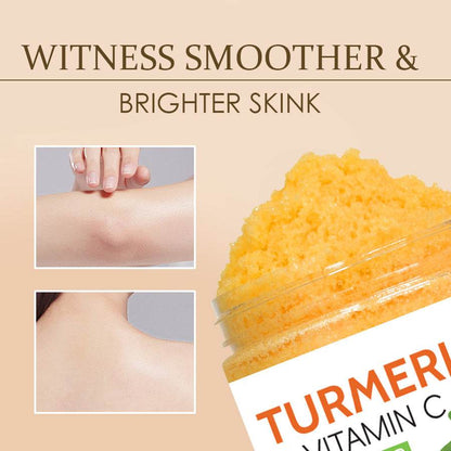 Skin Brightening and Exfoliating Turmeric Vitamin C Body Scrub
