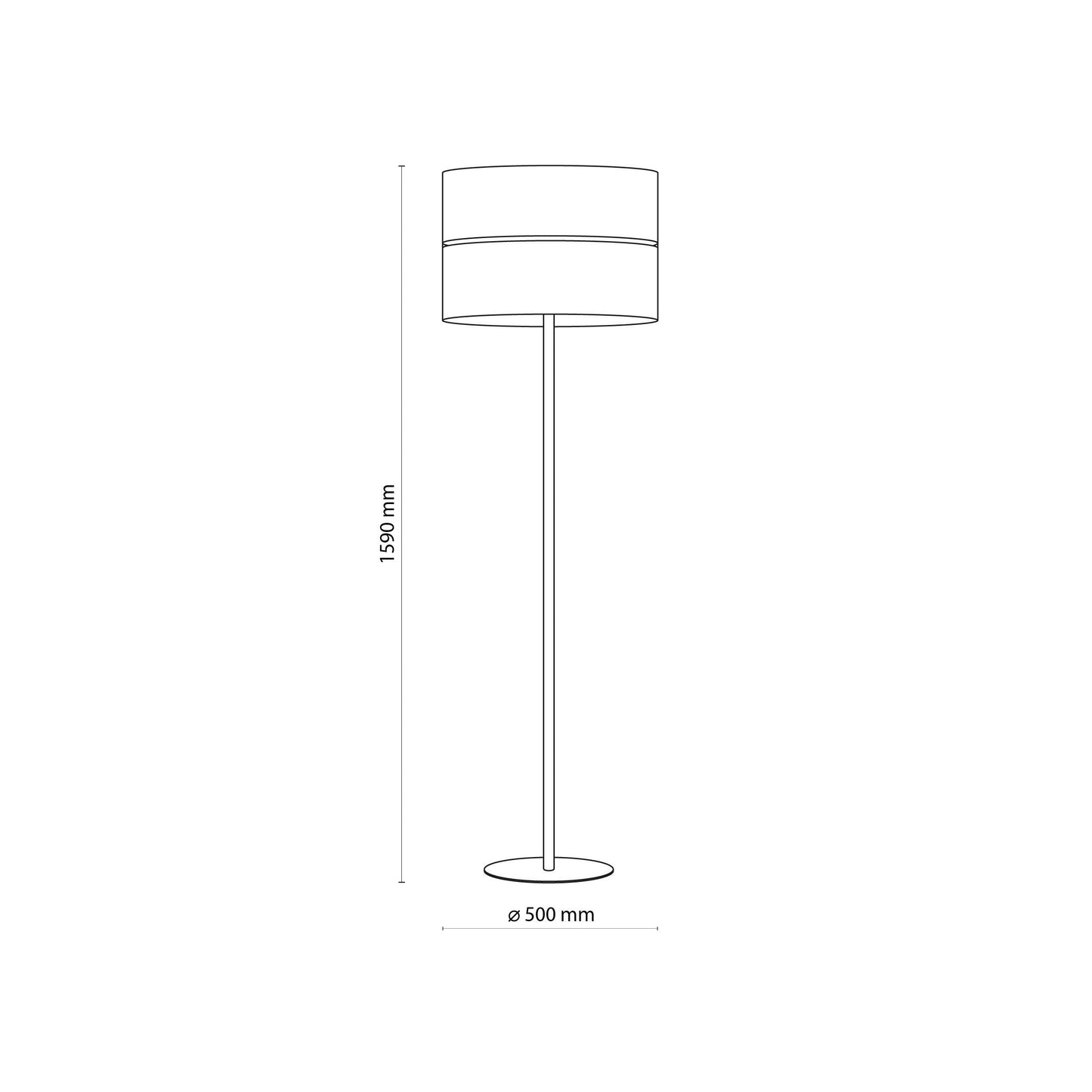 LINOBIANCO Natural Woven Floor Lamp for Living Room, Bedroom & Reading Nook – Scandinavian Minimalist Lighting