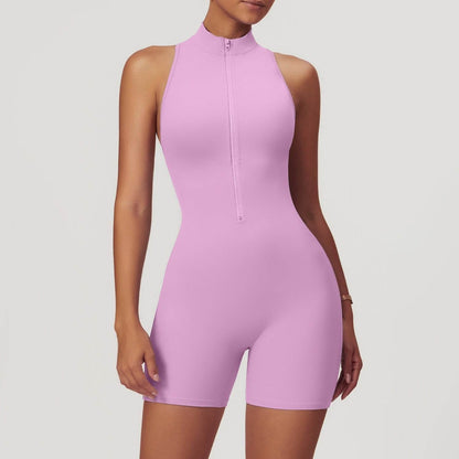 High Strength Street Fashion Club Sports Hollow Back Shaping Yoga Workout Jumpsuit