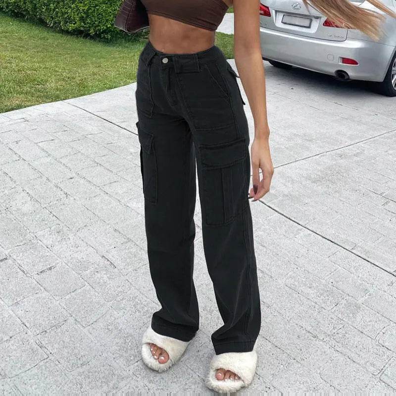 Women Streetwear Fashion Oversize Trouser Cargo Harajuku Sweatpants Iamhotty