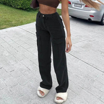 Women Streetwear Fashion Oversize Trouser Cargo Harajuku Sweatpants Iamhotty