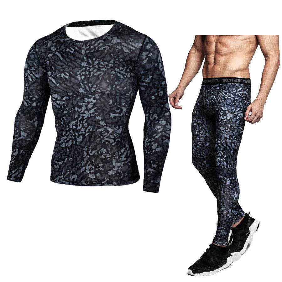 2pcs Camouflage Sport Fitness Workout Gym Outfit set