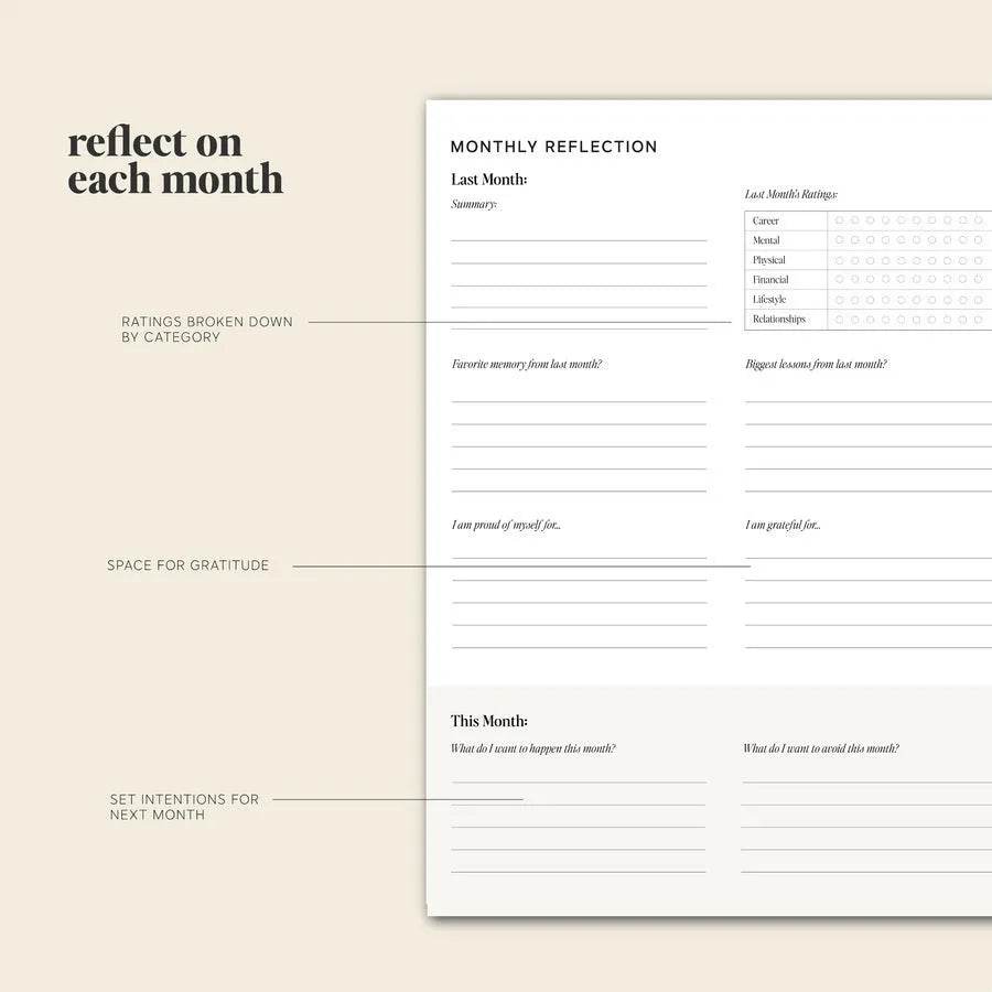 24to25 Daily Planner Annual Planning Notebook