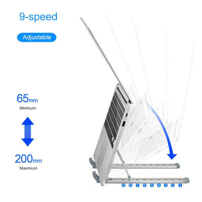 Support pliant pour ordinateur portable, tablette et ordinateur de bureau