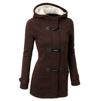 Women's Hooded Cotton-Padded Sweater Coat