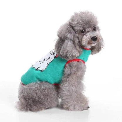 Christmas old man dog clothes