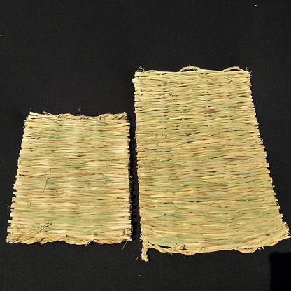 Tapis en paille naturelle pour animaux de compagnie