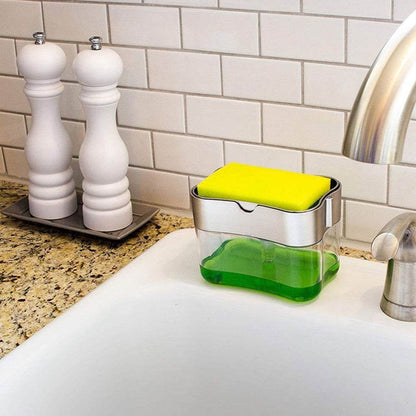 Household brush pot presser dish wash dish brush Soap Dispenser