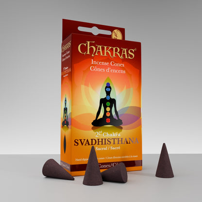 Encens Chakras® #02 Cônes d'encens Svadhisthana