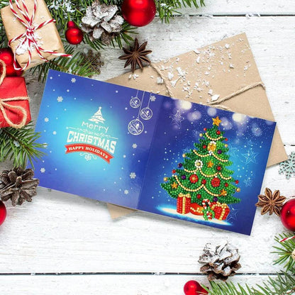 Handmade DIY Christmas Card Piece Diamond Painting