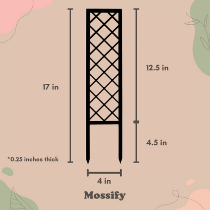 Cross-Hatch Wooden Trellis