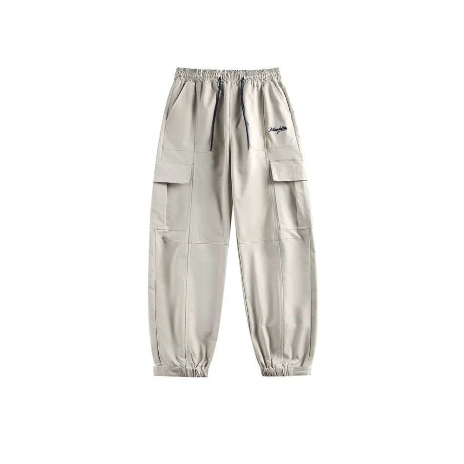 Combinaison Salopette Cargo Homme Coupe Droite Décontractée Large Printemps Automne Rétro avec Poches
