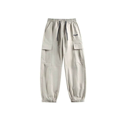 Combinaison Salopette Cargo Homme Coupe Droite Décontractée Large Printemps Automne Rétro avec Poches