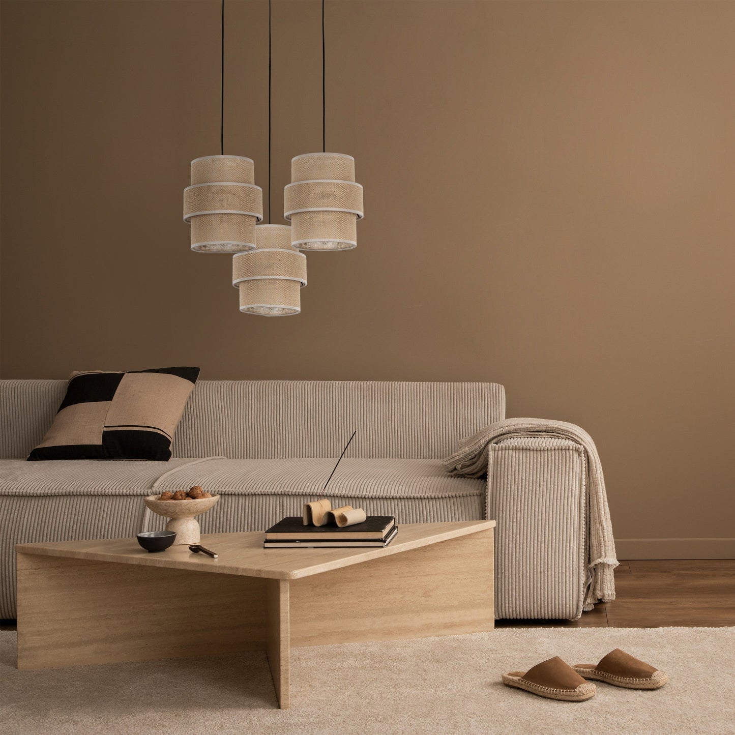 Suspension naturelle en jute CALISTO 3 (Liquidation)