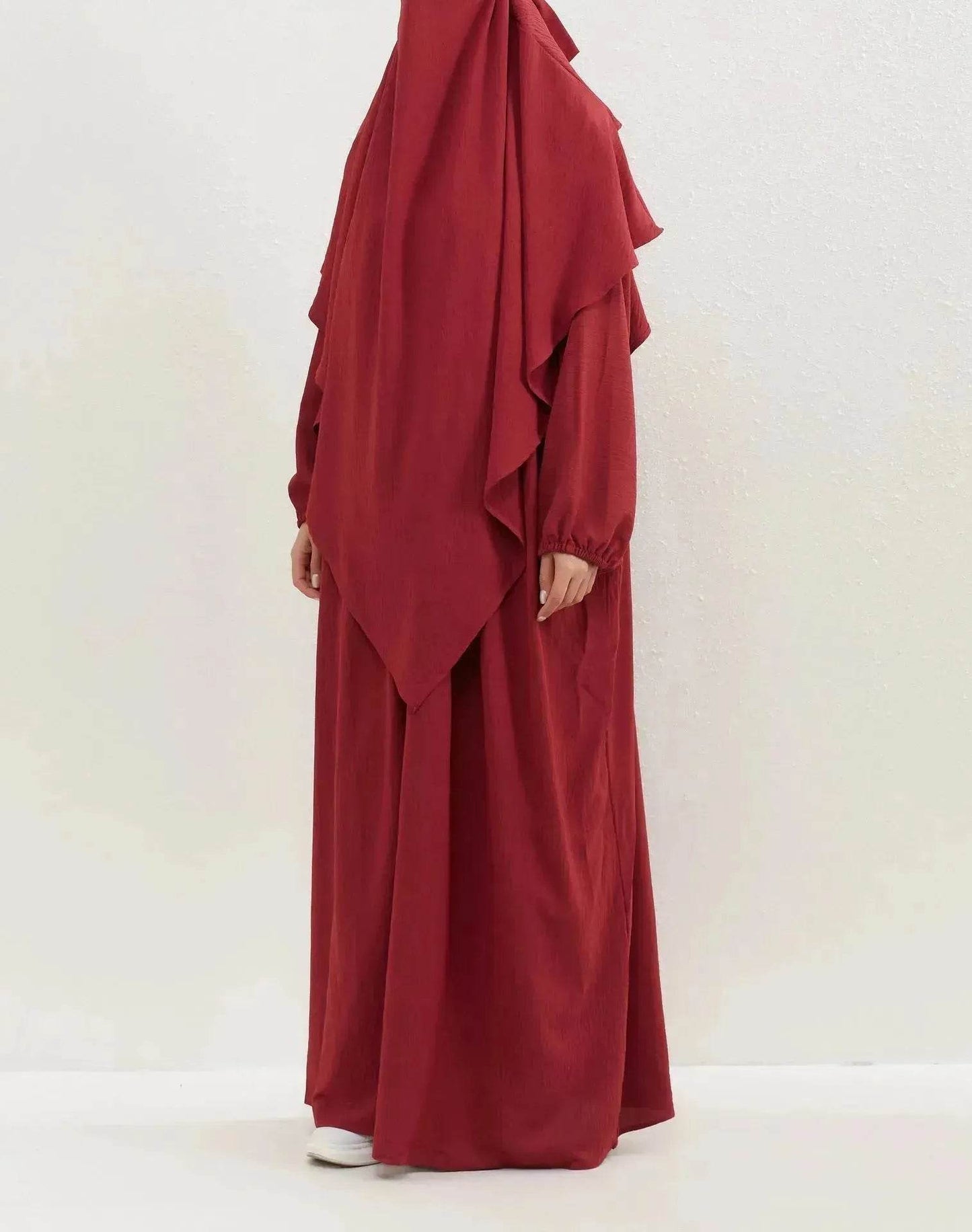 Hijab Abaya for Umrah Two piece Dress with Headscarf Arabwear for Women Jalabiya for Women