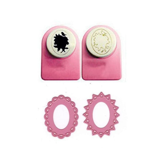 "JUMBO" CAMEO PUNCH & DIE SET -  Vintage Flower