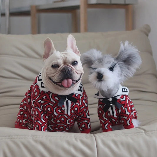 Pull classique Brrbrry pour chien | Vêtements d'hiver douillets pour chien
