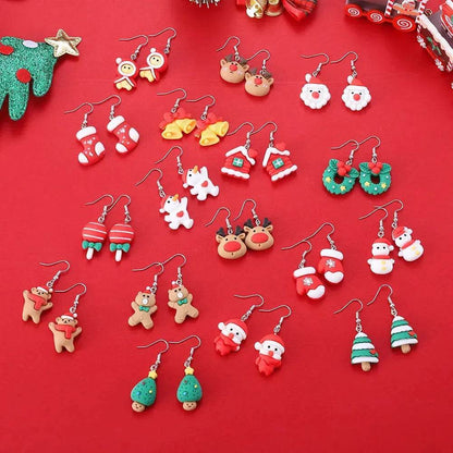 Creative Cartoon Christmas Earrings Fashion
