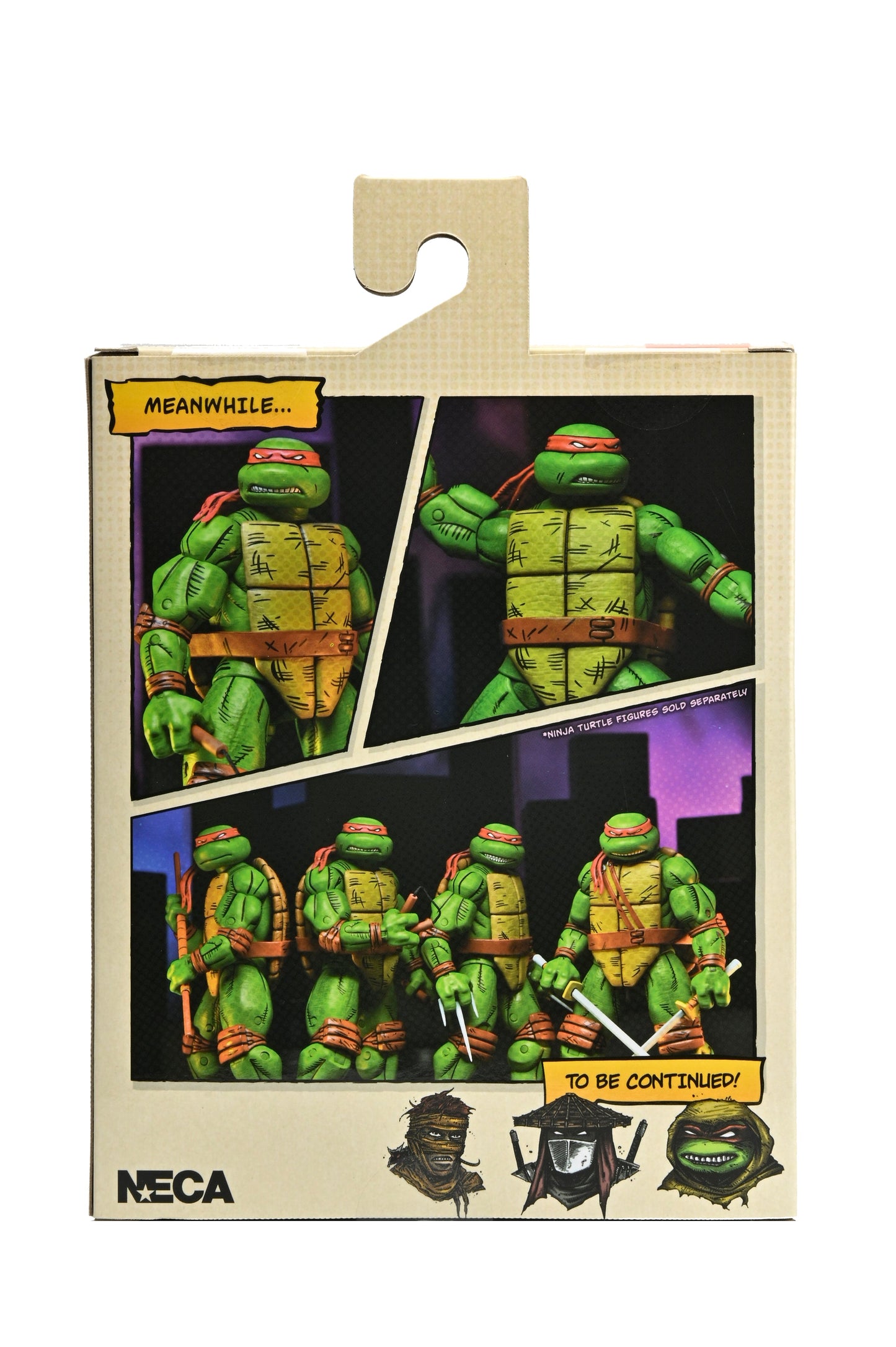 Teenage Mutant Ninja Turtles (Mirage Comics) – 7" Scale Action Figure – Michelangelo (Sub-Par Packaging)
