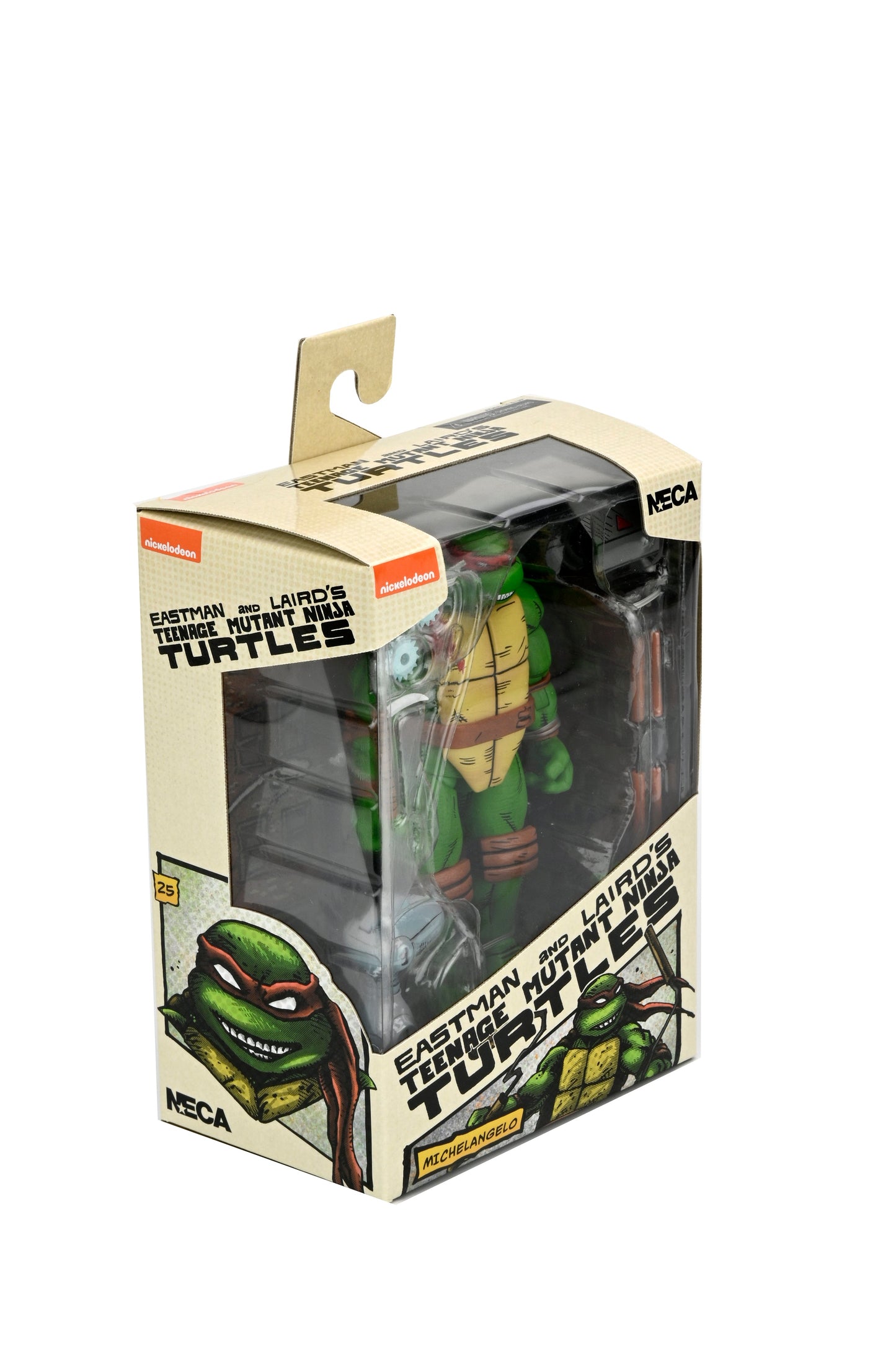 Teenage Mutant Ninja Turtles (Mirage Comics) – 7" Scale Action Figure – Michelangelo (Sub-Par Packaging)