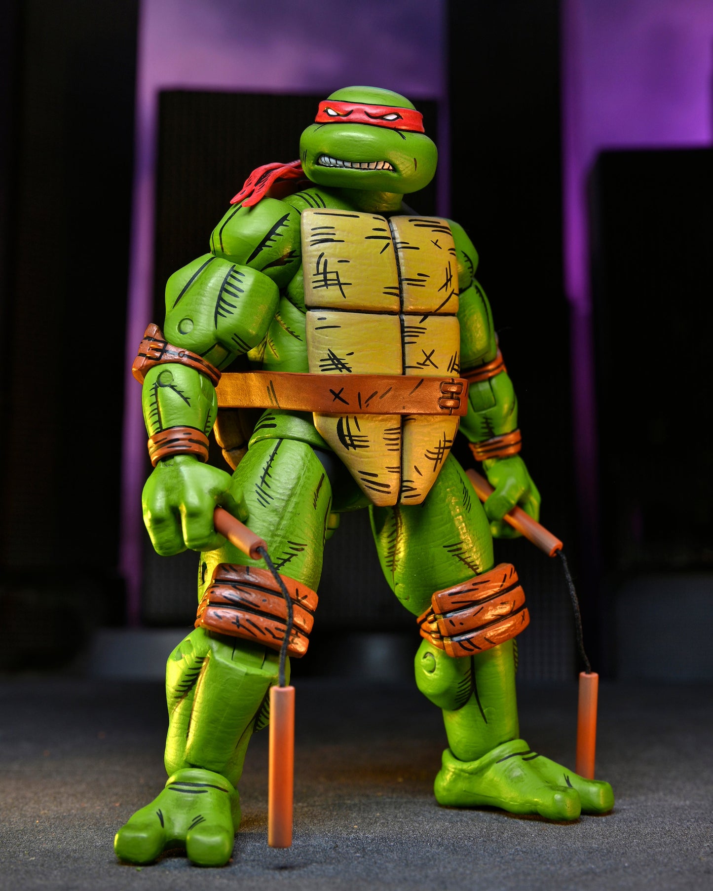 Teenage Mutant Ninja Turtles (Mirage Comics) – 7" Scale Action Figure – Michelangelo (Sub-Par Packaging)