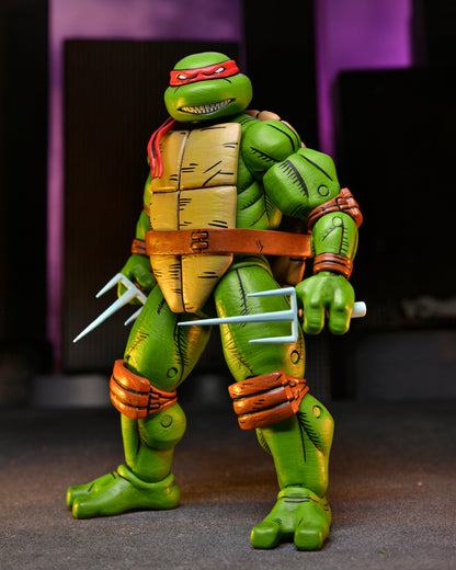 Teenage Mutant Ninja Turtles (Mirage Comics) – 7" Scale Action Figure – Raphael (Subpar Packaging)