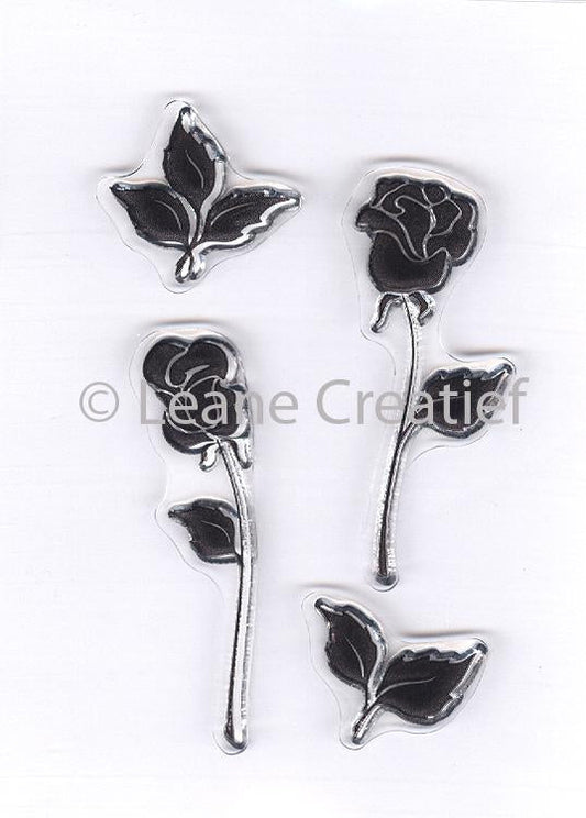 Tampon transparent Roses petit