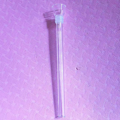 Tuyau en verre pour couvercle de chicha en plastique