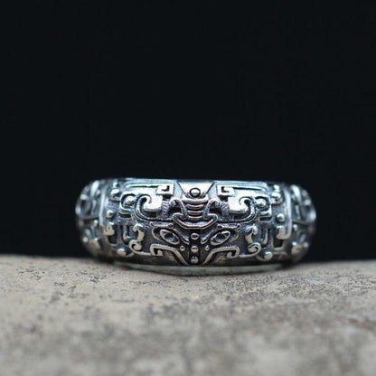 Divine Beasts, Gluttonous, Lucky, Transport, Evil, Non-fading Ring, Domineering Hipster, Retro, Old, Opening, Adjustable