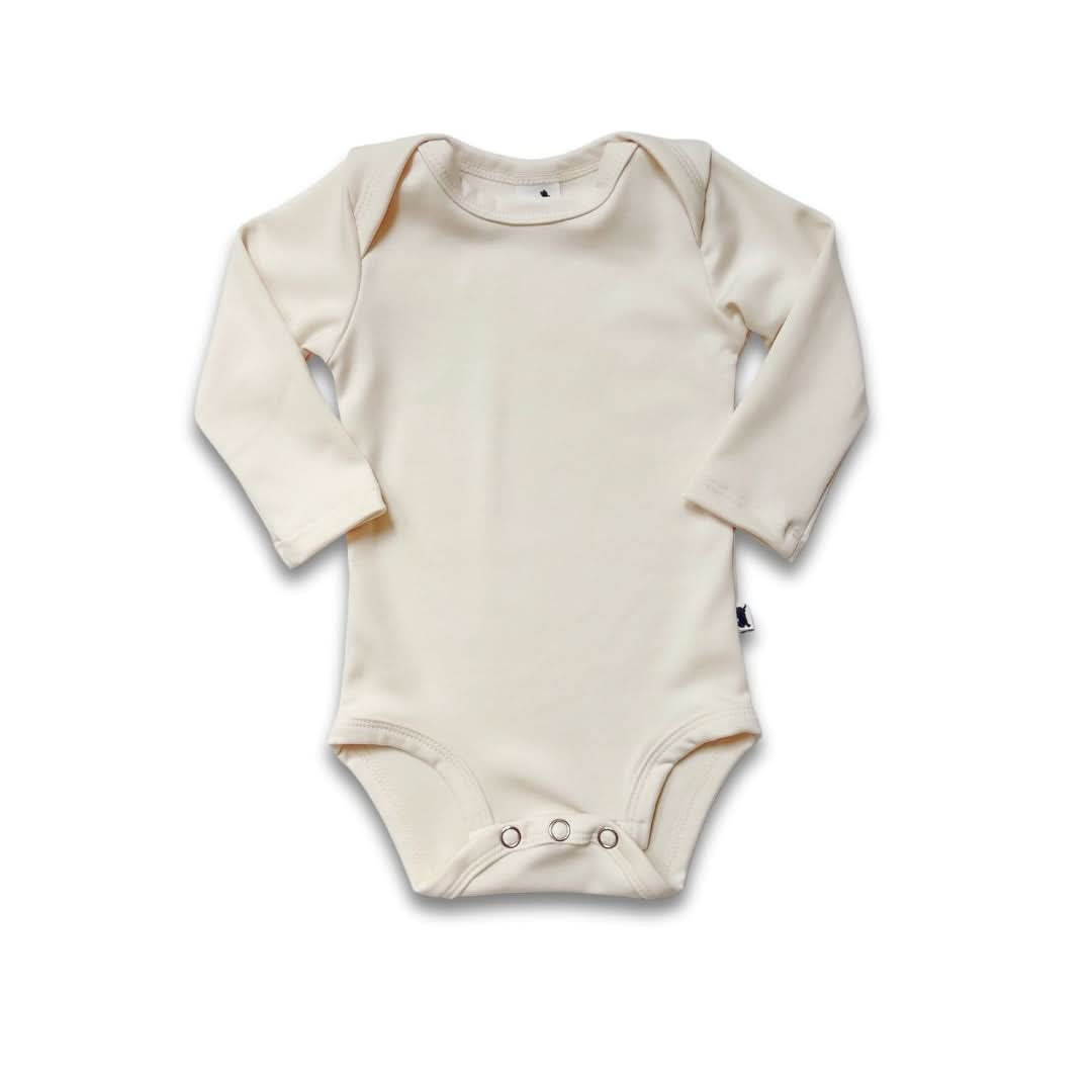 Bamboo Baby Long-Sleeved Onesie | Cream