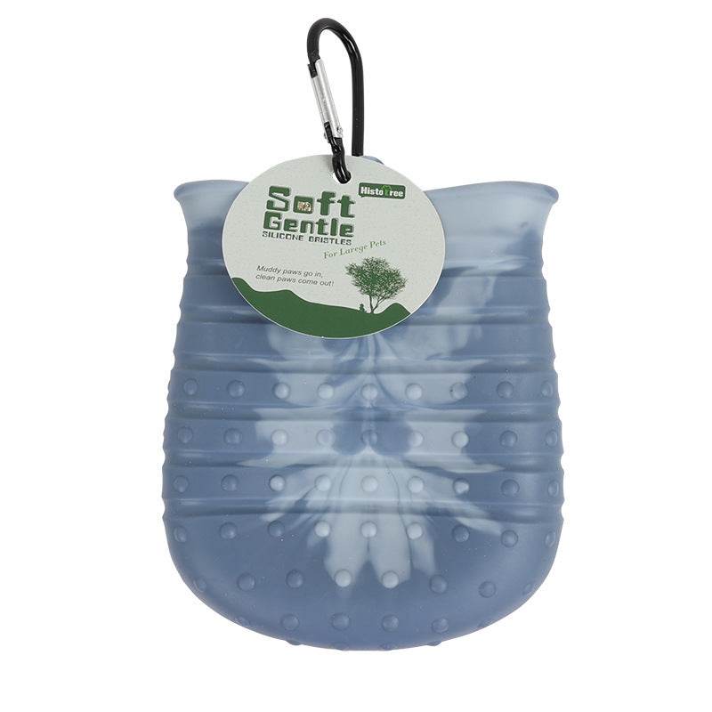 2 en 1 Nettoyeur de Pattes pour Chien Tasse Douce Brosse de Lavage Portable pour Pattes de Chien Seau de Nettoyage de Pattes pour Animaux de Compagnie Produits pour Animaux de Compagnie