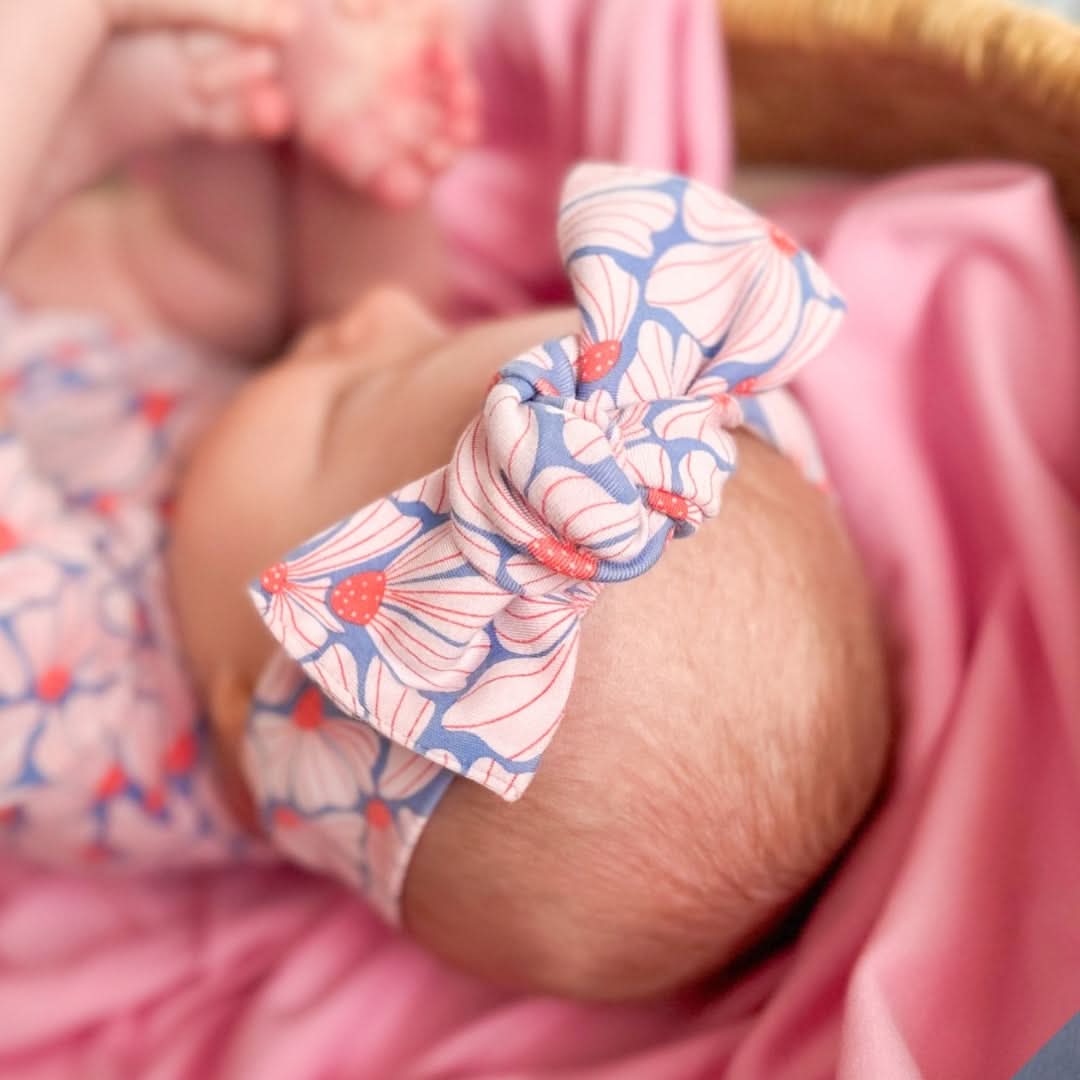 Baby Bamboo Headwrap | Taffy Pink