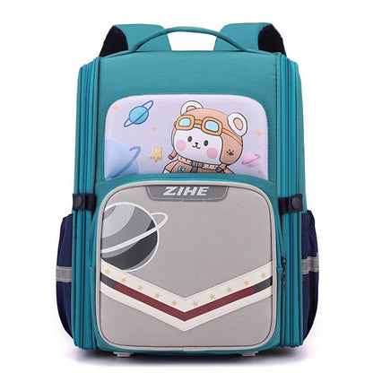 Sac à dos cartable grande capacité avec soutien dorsal