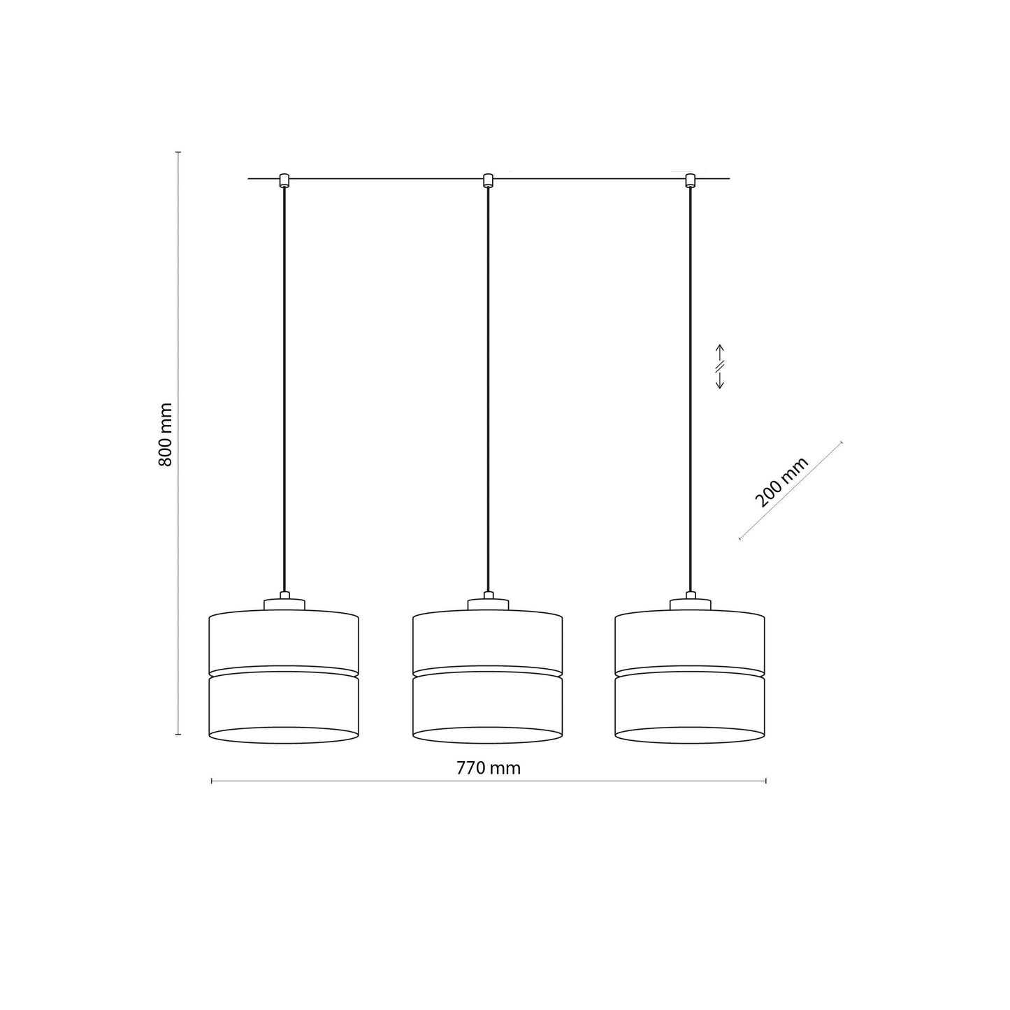 ECO Scandinavian Pendant  Light 3