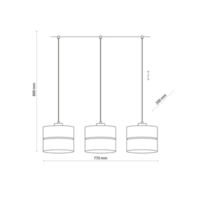 ECO Scandinavian Pendant  Light 3
