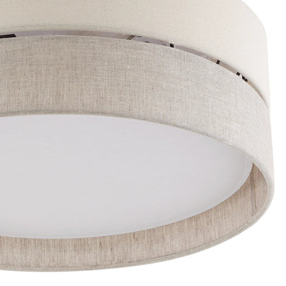 ECO Scandinavian Medium Flush Mount Ceiling Light Fixture for Kitchen, Hallway & Living Room – Minimalist Lighting