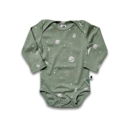 Bamboo Baby Long-Sleeved Onesie | Night Sky