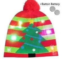 Bonnet de Noël lumineux à LED