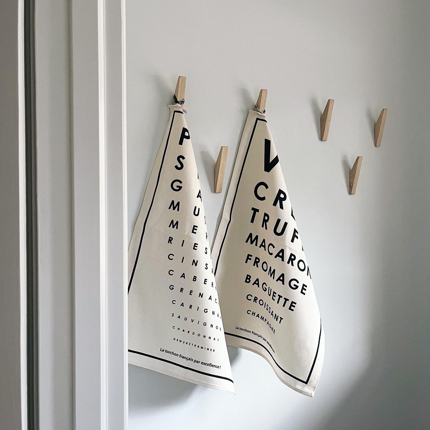 French Grape Variety Tea Towel