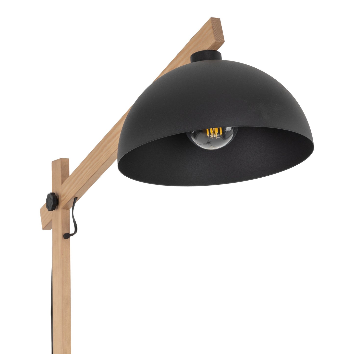 OSLO Black Scandinavian Floor Lamp for Living Room, Bedroom & Office – Modern Minimalist Lighting  (Clearance)