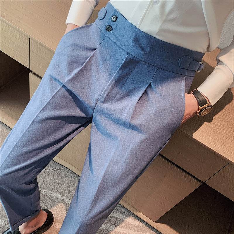 High-waisted Trousers Business Work Chinos trouser for men