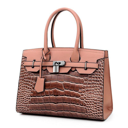 Trendy crocodile pattern Cooperate Work Handbag for Ladies