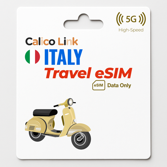 eSIM Voyage Italie Données 5G