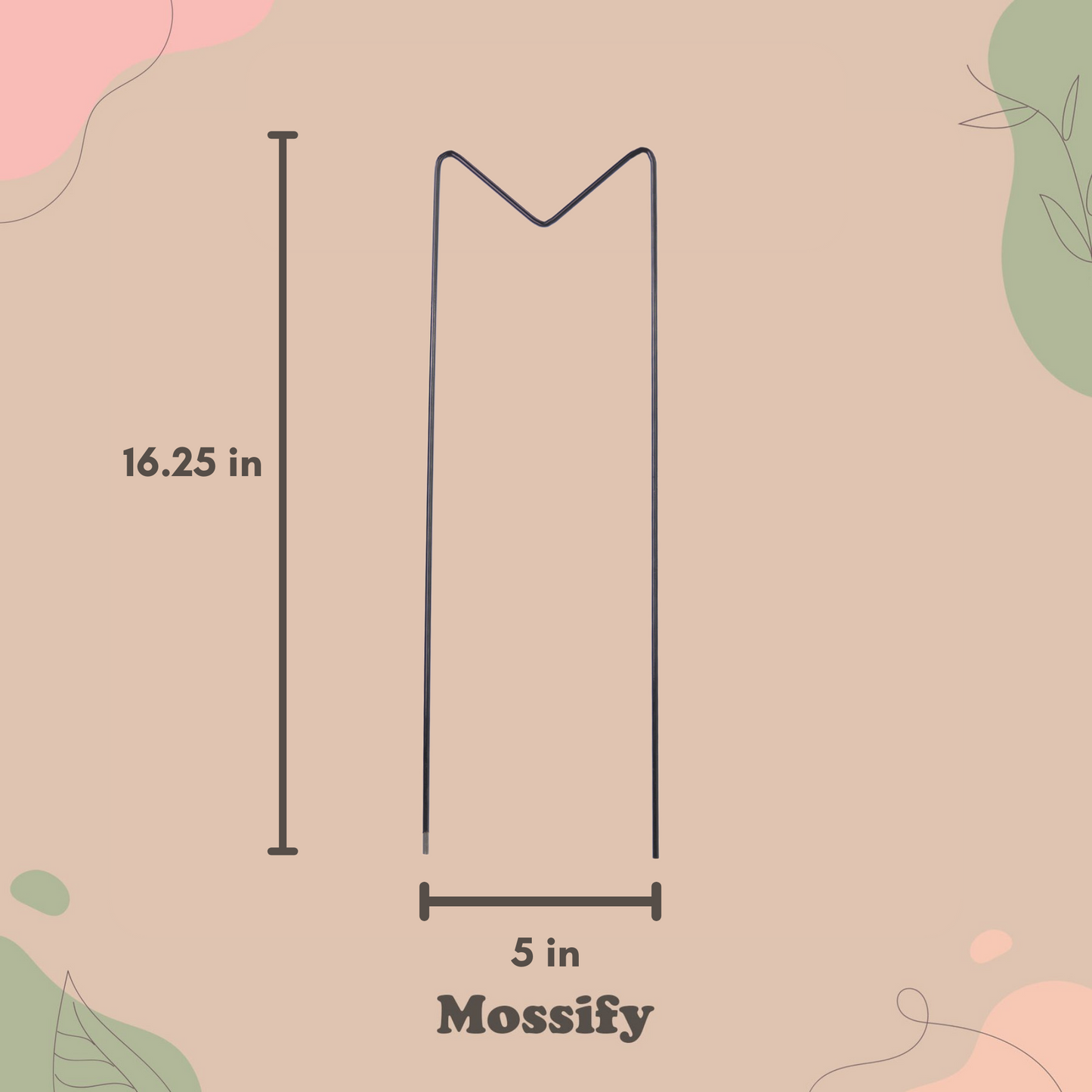 "M" Metal Trellis