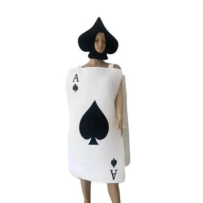 Unisex Poker Playing card costume Fun game costume