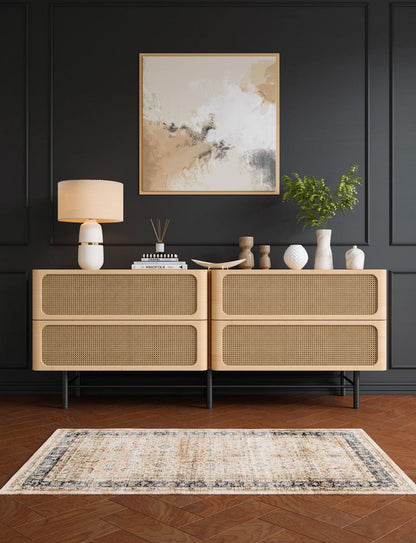 Miriam Yellow Beige Rug