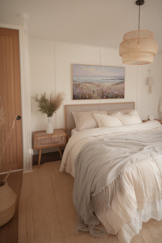Rose Lagoon, Œuvre sur toile étirée
