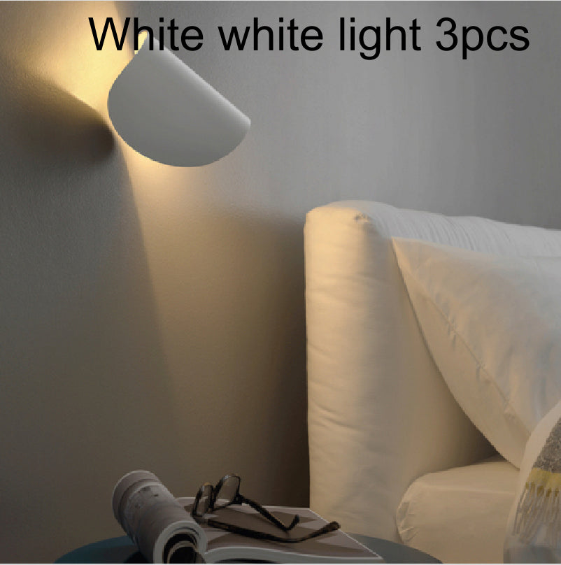 Creative Bedside Table Lamp – Modern Iron Nightstand Light for Bedroom & Living Room with E27/E14 LED