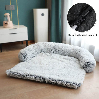 Tapis de lit amovible pour animaux de compagnie, canapé-lit pour chien, lit en peluche pour animaux de compagnie