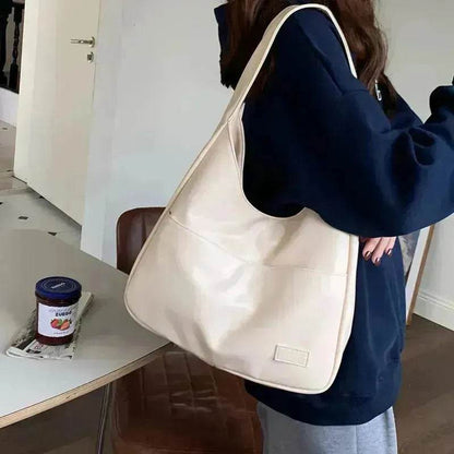 Fashion Tote Bag Large Capacity Casual Shoulder Bag Women's Commuting Handbag College Student